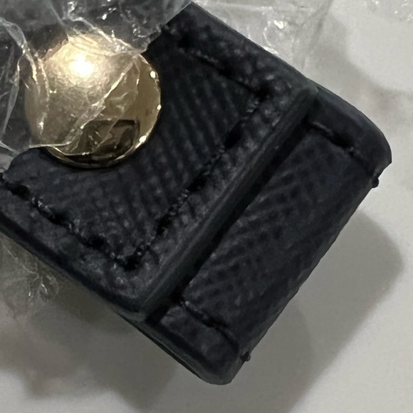 Brand new never used Tory Burch keychain. Gold and navy. Sold out! - Picture 3 of 7